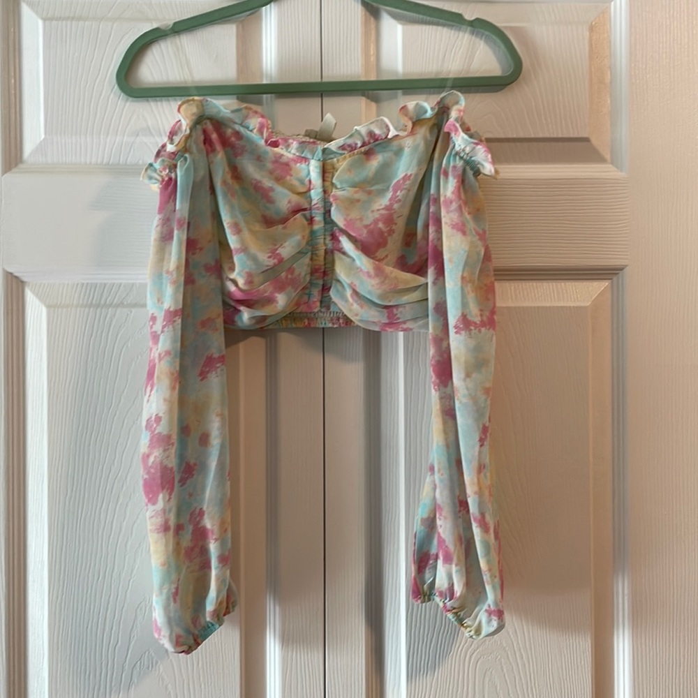 Privy multicolored crop top
